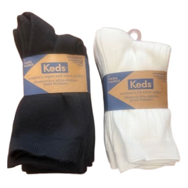 KEDS® LADIES 7-PACK CREW SOCKS